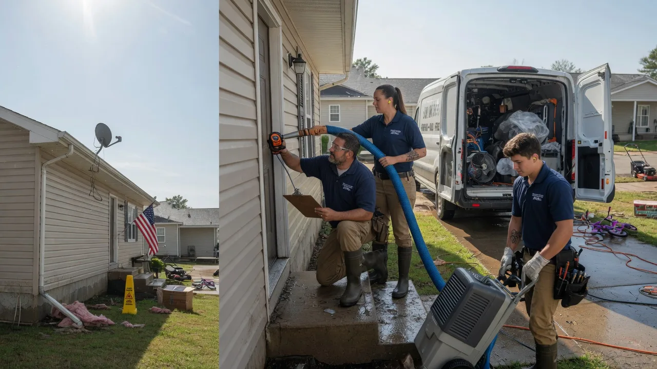 Ceiling Water Damage Restoration in Warfield, KY near me